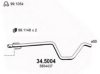 OPEL 5852276 Exhaust Pipe